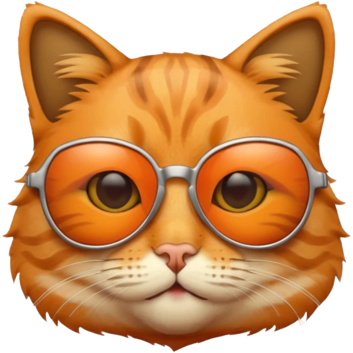 Cat wearing sunglasses emoji