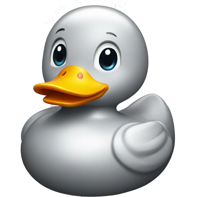Shining rubber duck  emoji