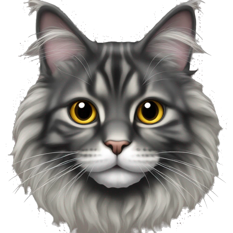 maine coon black emoji