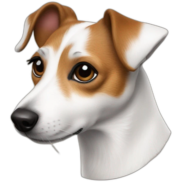 lady jack russell emoji