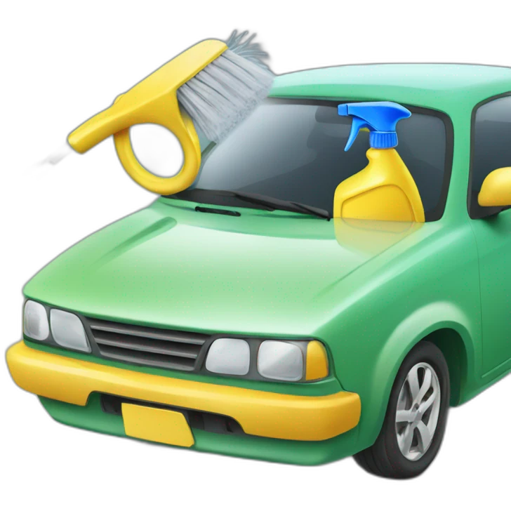 car cleaning emoji