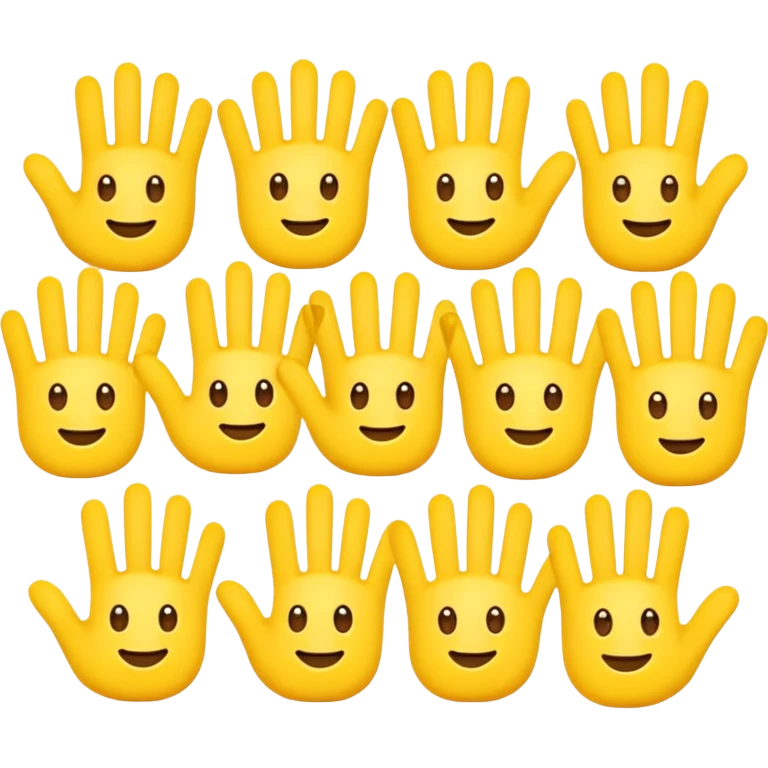 make emoji with seven figer emoji