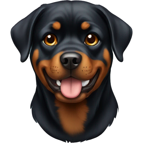 Rottweiler dog emoji