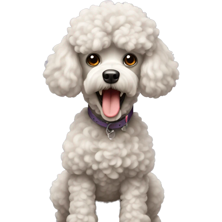 aggressive poodle emoji