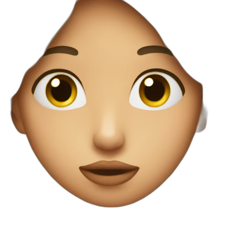 girl kissing emoji