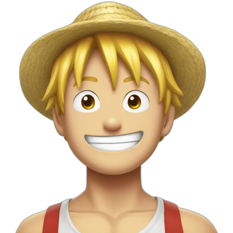 luffy blond emoji