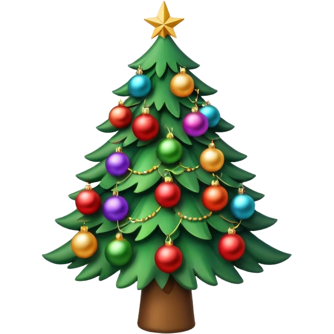 Christmas tree emoji