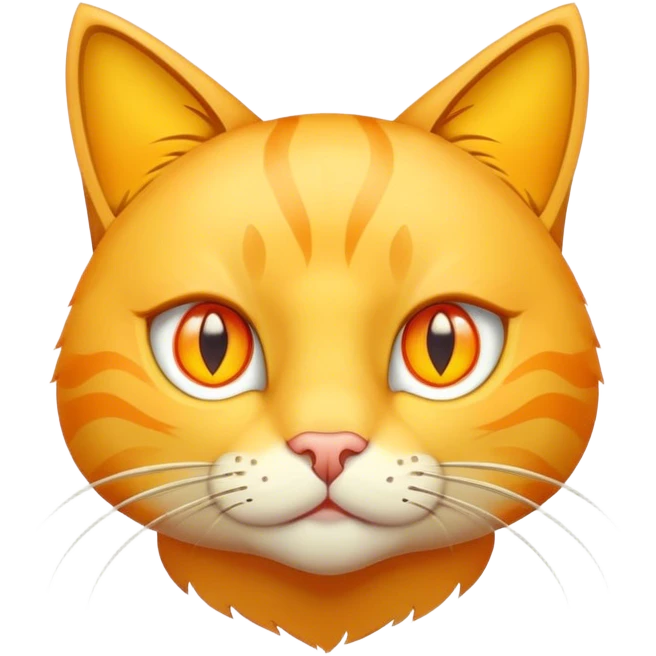 Yellow cat  emoji