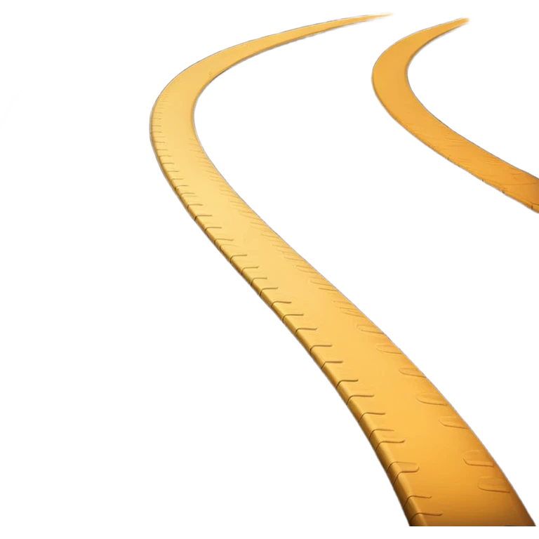Tire Tracks on a road  emoji