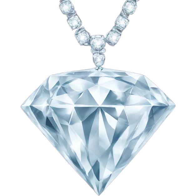 luxury diamond necklace  emoji