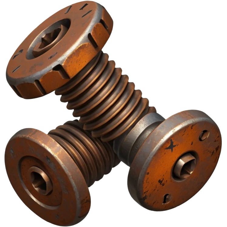 rusted screw emoji