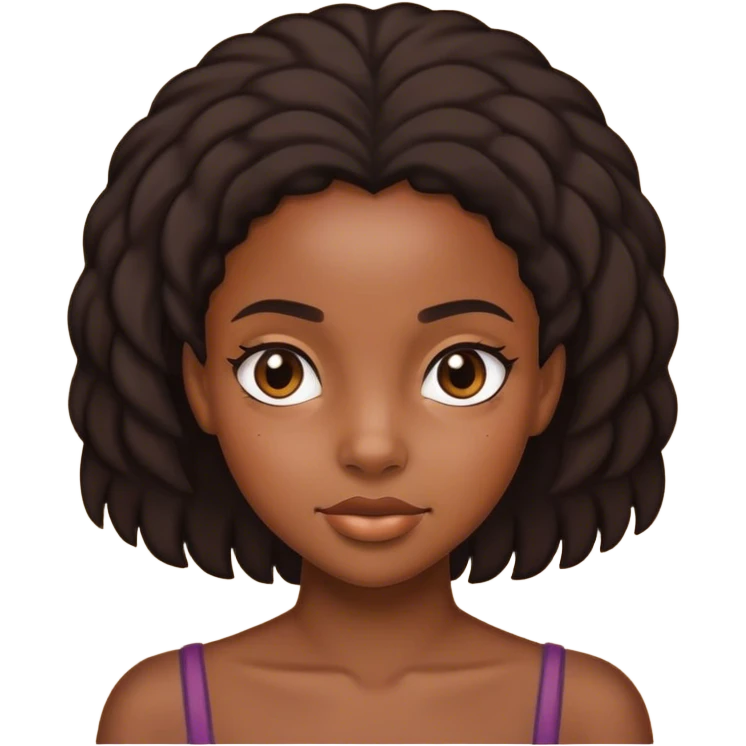 Black girl emoji