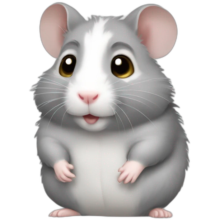 Hamster ruso gris emoji