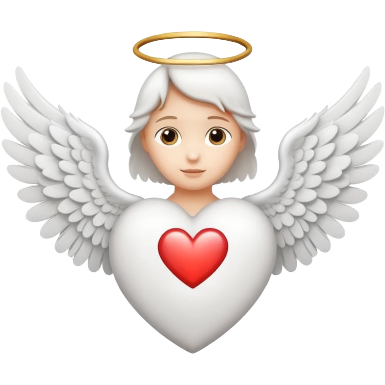 heart with angel wings emoji