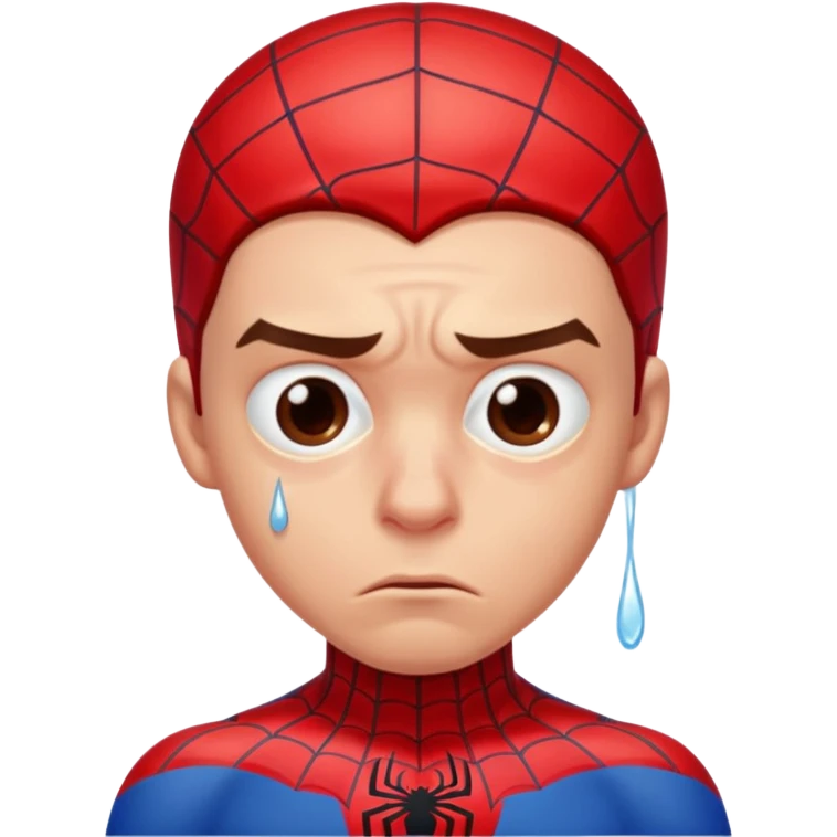 spiderman sad emoji