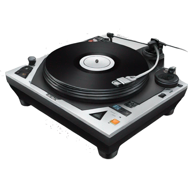 DJ turntable emoji