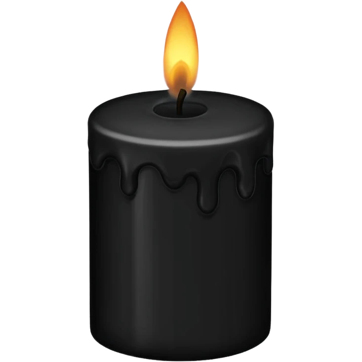 Black candle emoji