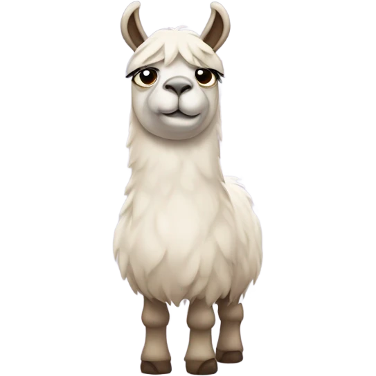 sad lama emoji