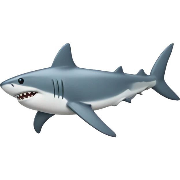shark with plan emoji