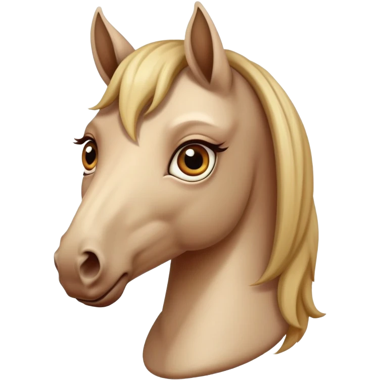 Лошадь девушка с большими сиськами и глазами  emoji