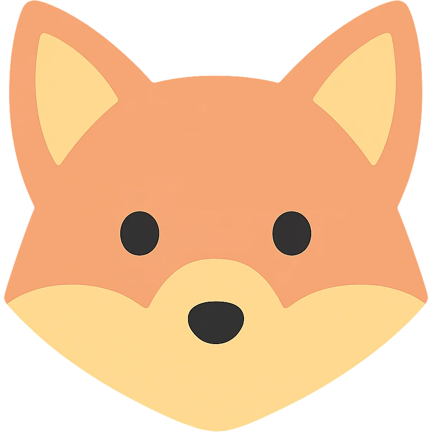 apricot fox emoji