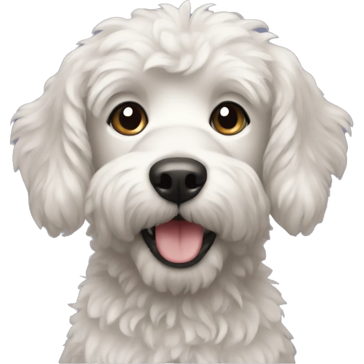 Dog caniche emoji