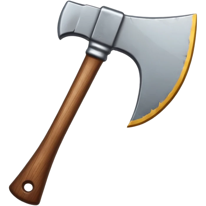 Crafting axe emoji