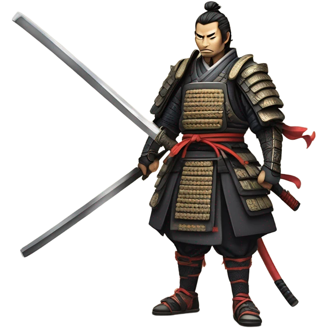 A ronin with a Samauri sword emoji