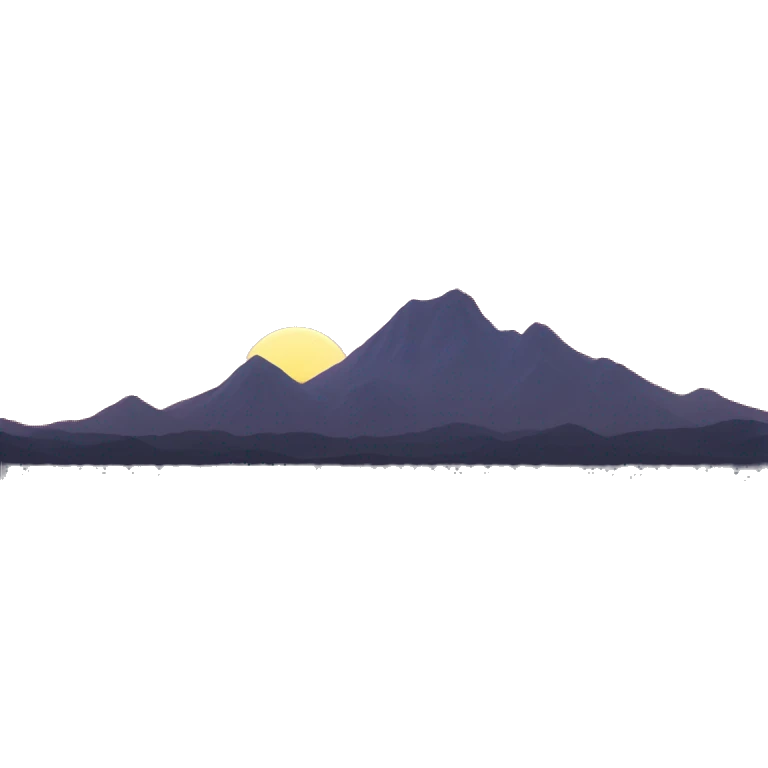 Paisaje de atardecer  emoji