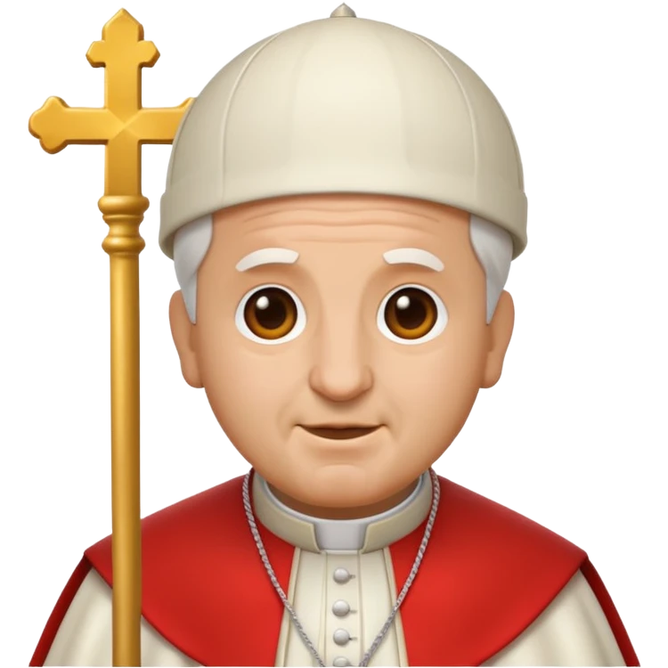pope emoji just his face emoji