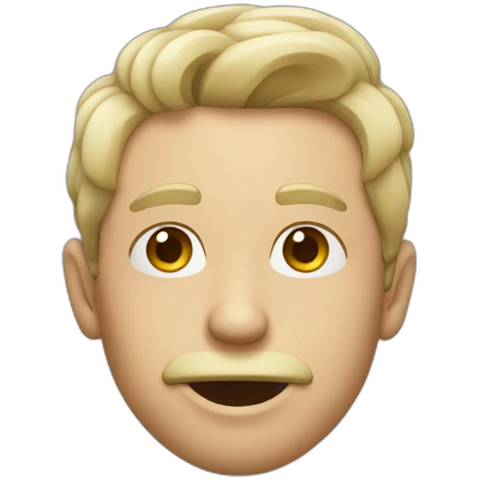 Man with his finger in his nose emoji