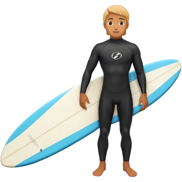 freezing surfer emoji