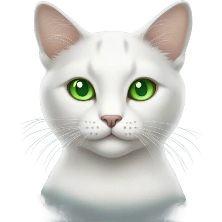 Nebulung with green eyes emoji