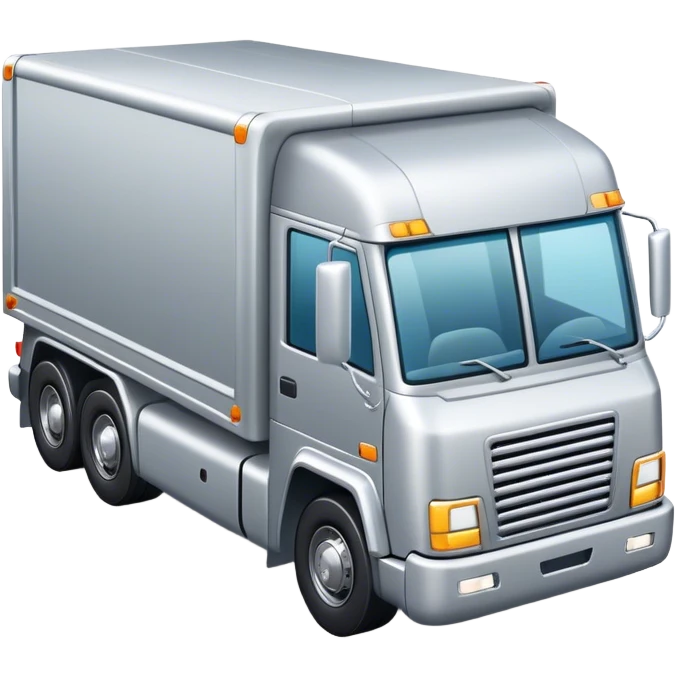 Cyber truck, silver emoji