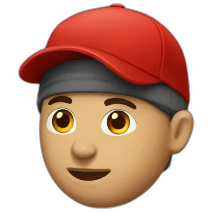 Red cap emoji