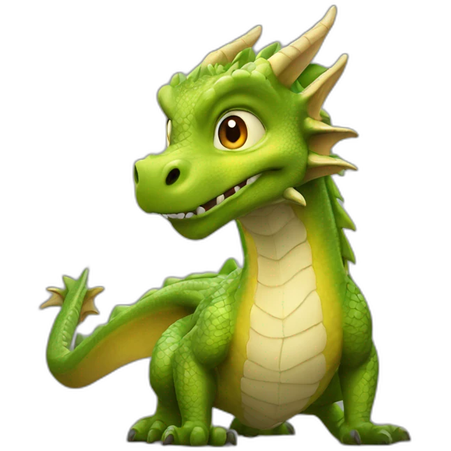 Dragon réaliste emoji