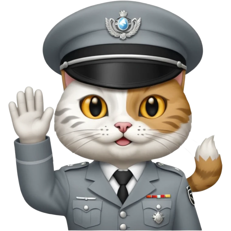 Un chat qui fait un doigt d’honneur emoji