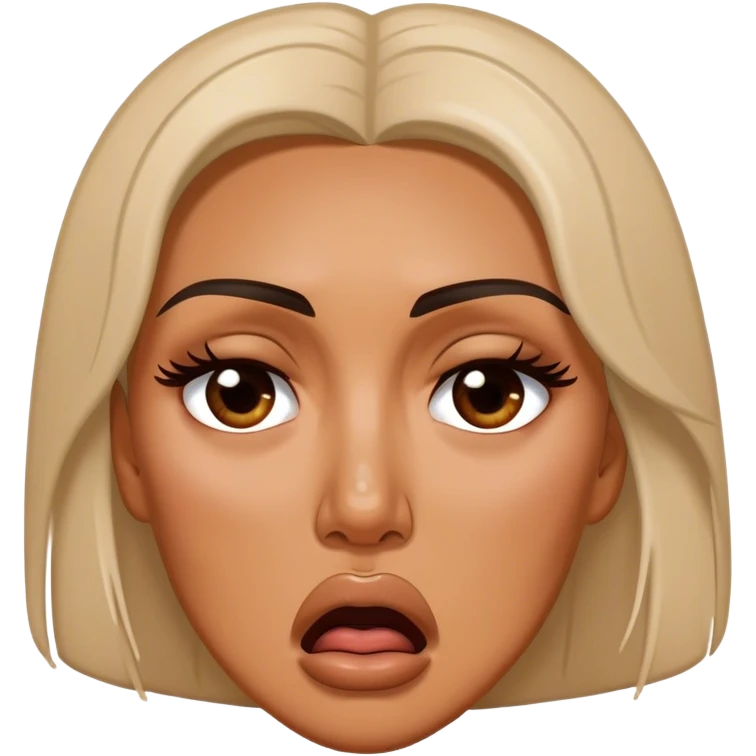 kim k ugly crying emoji
