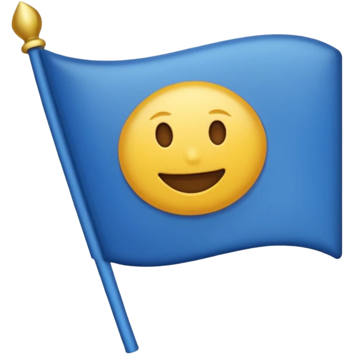 сине-зеленый флаг emoji