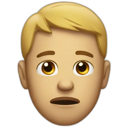sad but vibing emoji