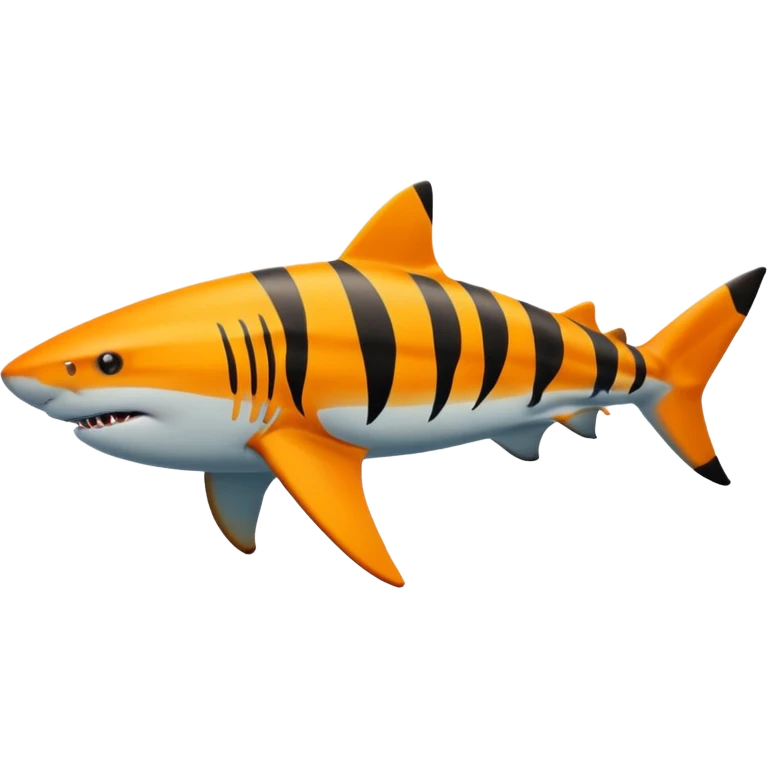 🐅🦈 i want the shark also have the coler of the tiger emoji