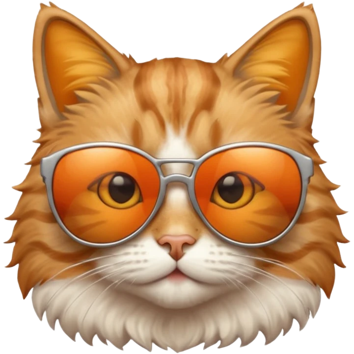 Cat wearing sunglasses emoji