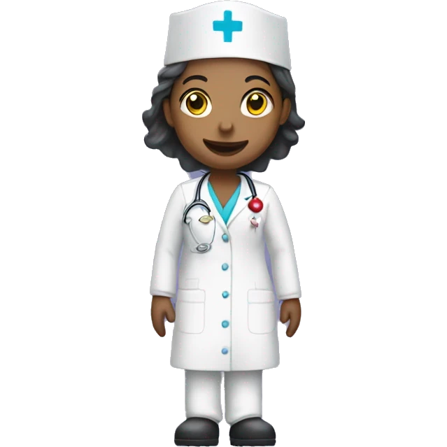 Nurse with clown shoes emoji