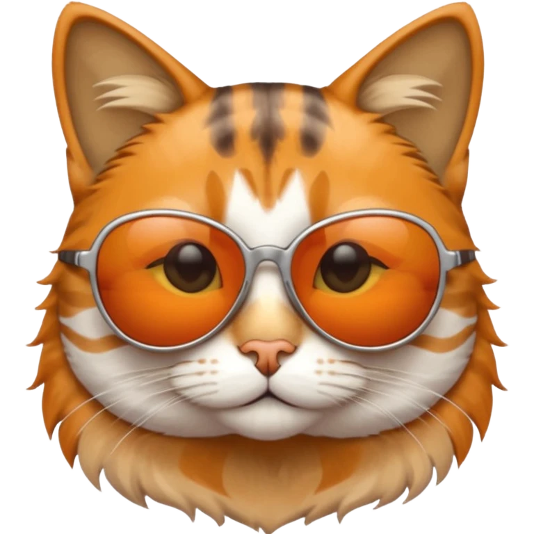 Cat wearing sunglasses emoji