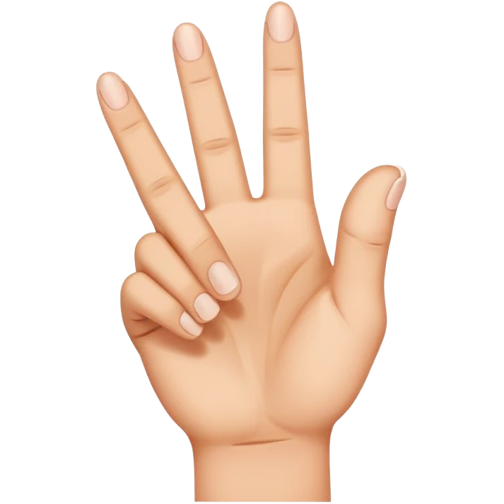 Middle finger emoji