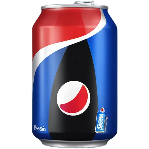 Pepsi max can black emoji