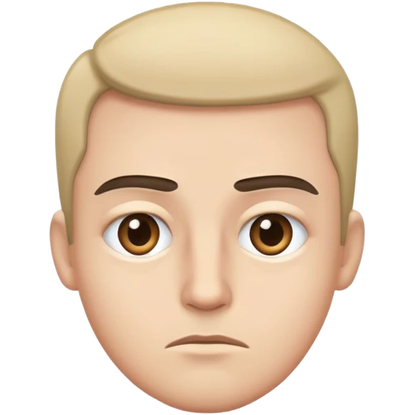 raised eyebrows straight face  emoji