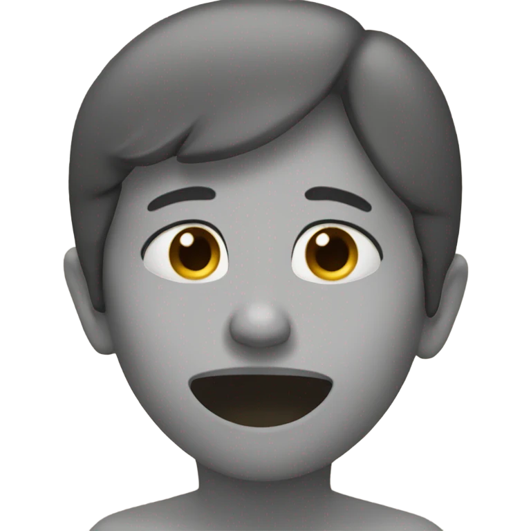 Touching nose emoji