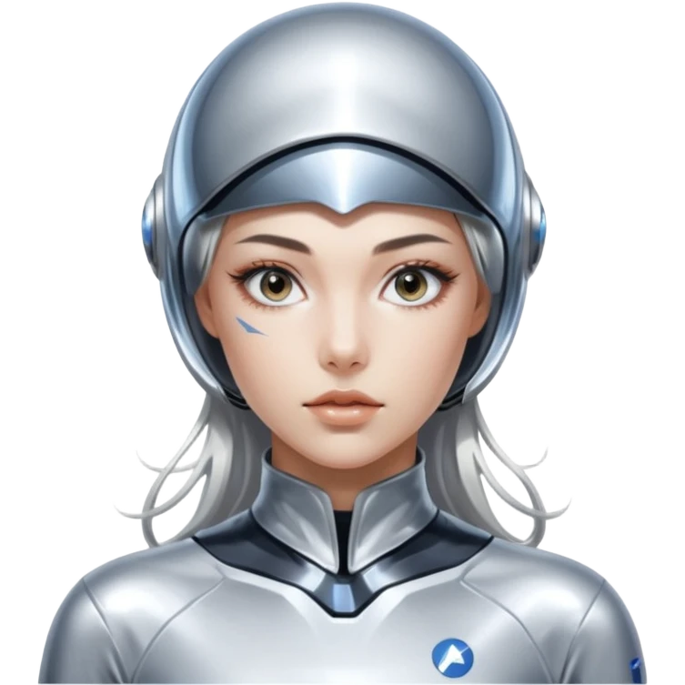 Russian sport glory silver sorayama emoji
