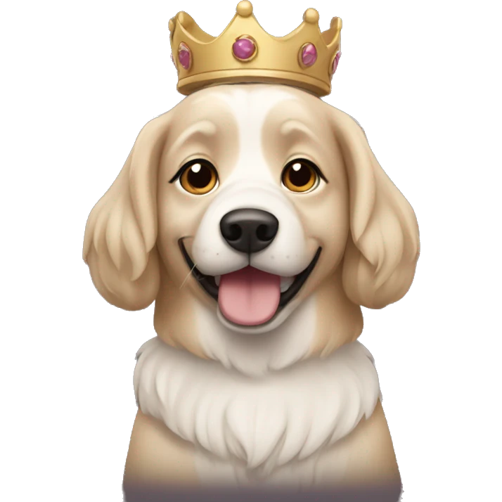 Sawyer dog princess emoji
